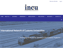 Tablet Screenshot of incu.org